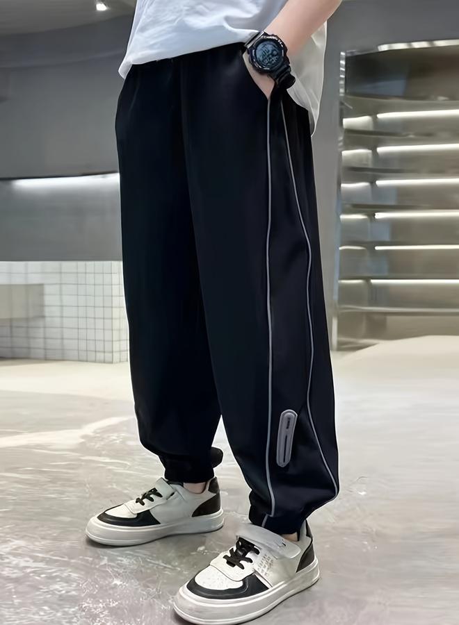 Take Two Boys Black Relaxed Fit Cuffed Joggers - Image 4